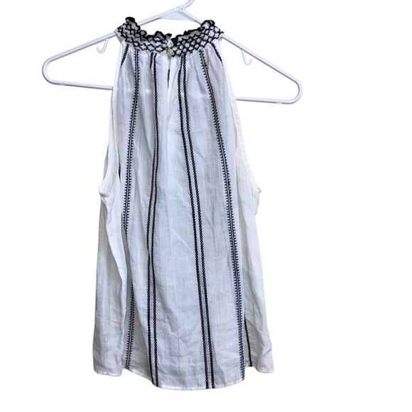 535. Frame black and white halter top size small - Picture 1 of 4